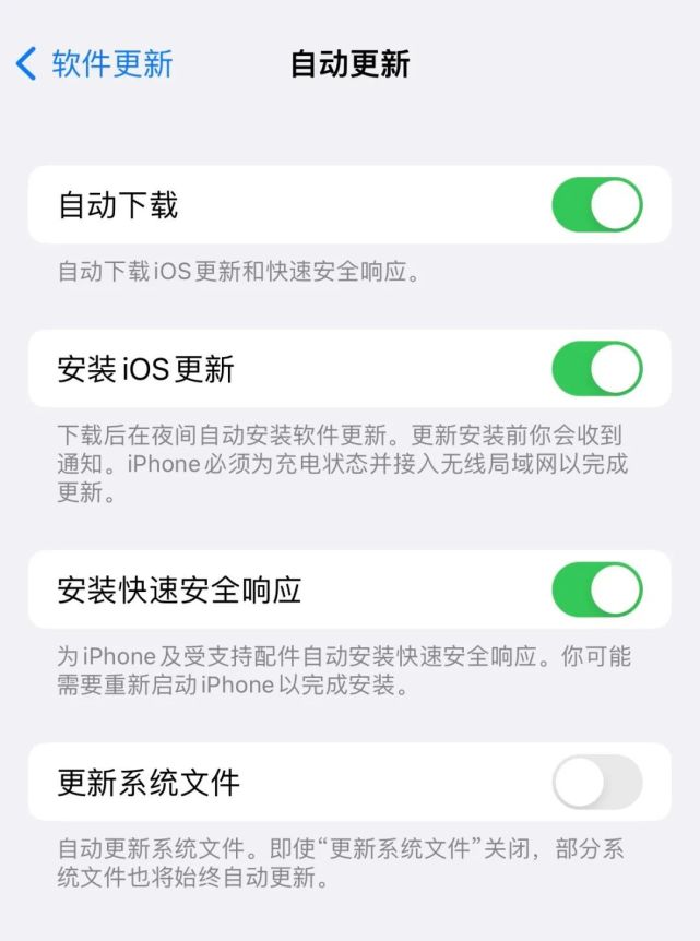 南城苹果手机维修分享苹果快速安全响应更新有必要安装吗 